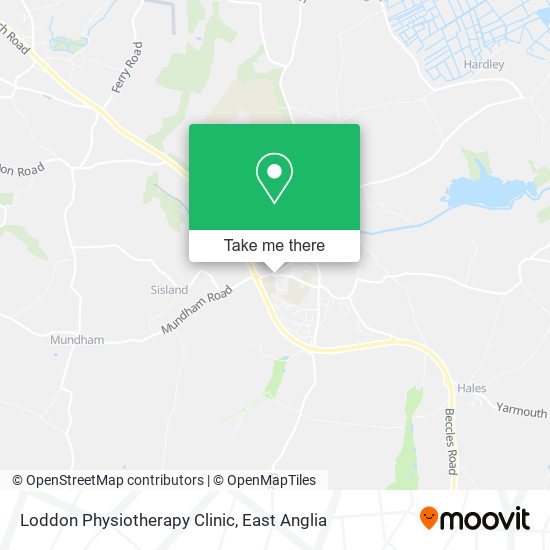 Loddon Physiotherapy Clinic map