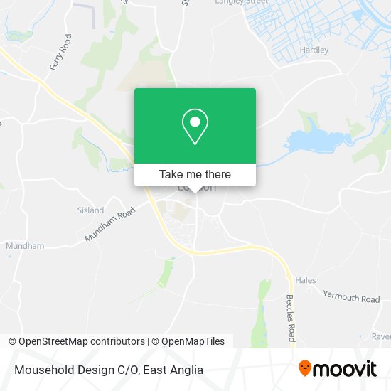 Mousehold Design C/O map