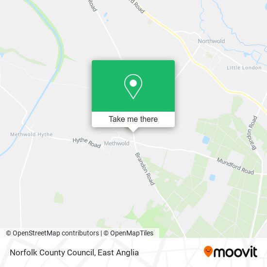 Norfolk County Council map
