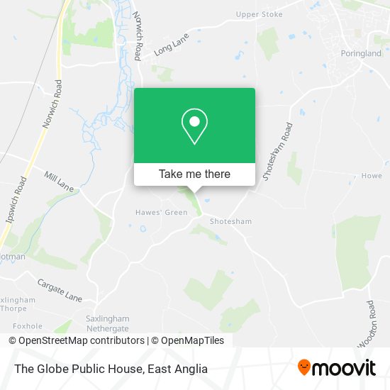 The Globe Public House map