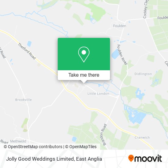 Jolly Good Weddings Limited map