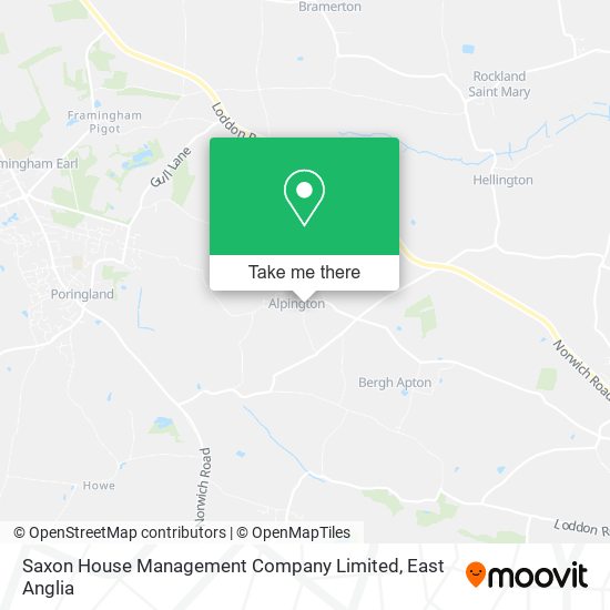 Saxon House Management Company Limited map