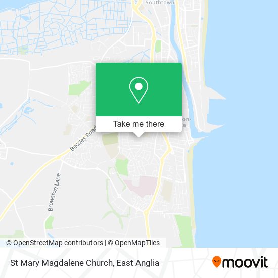St Mary Magdalene Church map