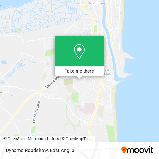 Dynamo Roadshow map