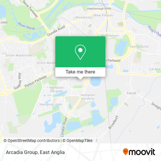 Arcadia Group map