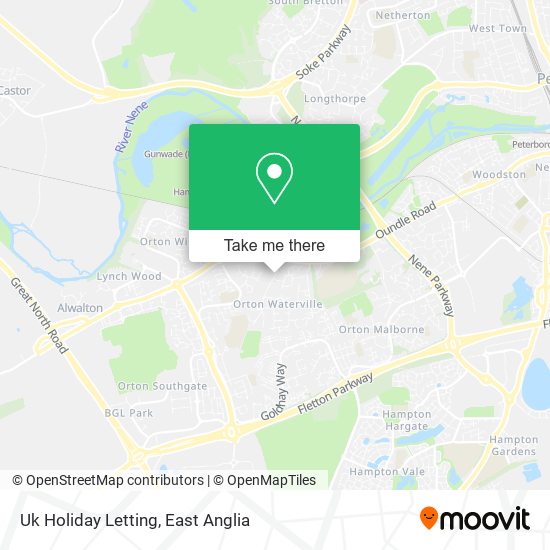 Uk Holiday Letting map