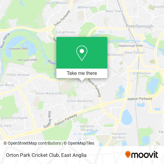 Orton Park Cricket Club map