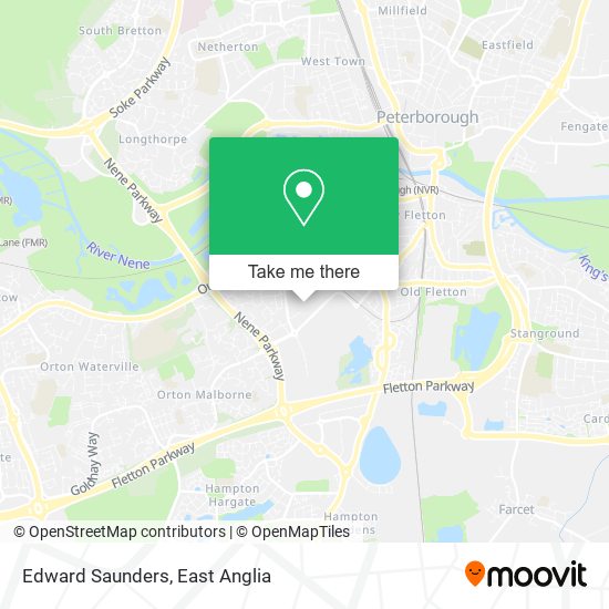 Edward Saunders map