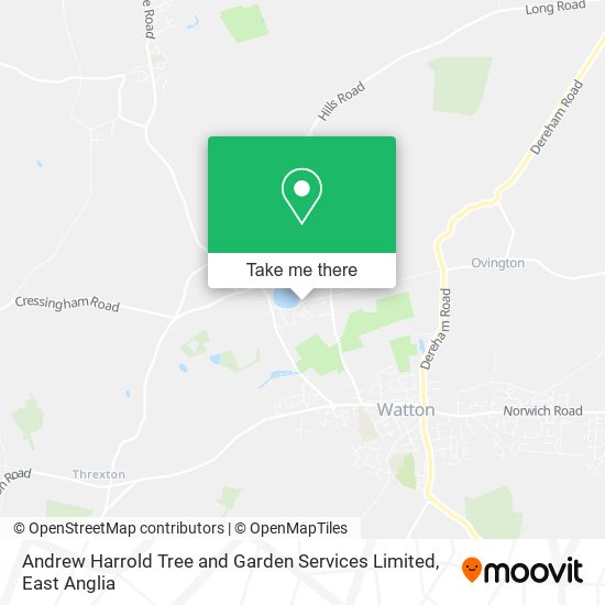 Andrew Harrold Tree and Garden Services Limited map