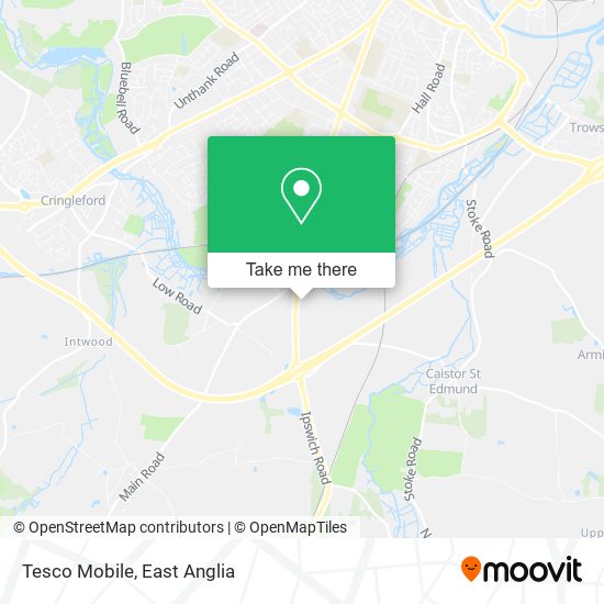 Tesco Mobile map