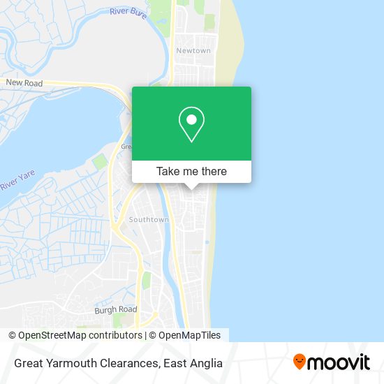 Great Yarmouth Clearances map