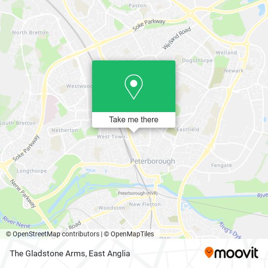 The Gladstone Arms map