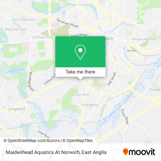 Maidenhead Aquatics At Norwich map