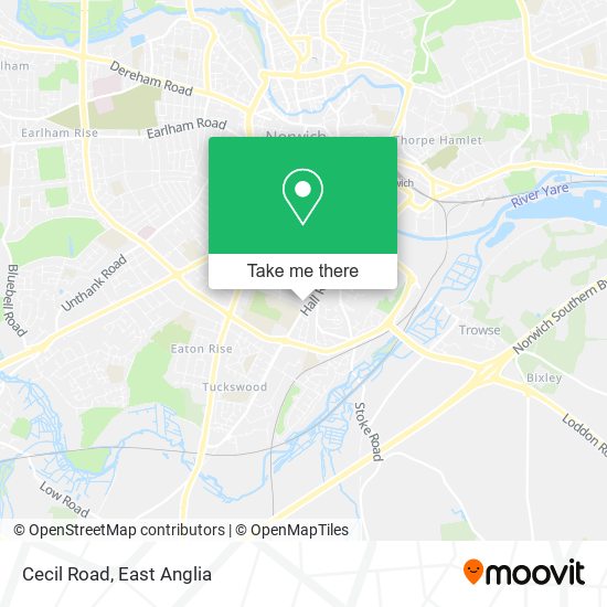 Cecil Road map