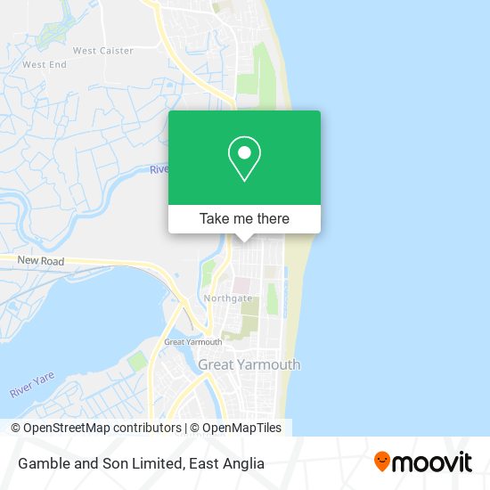 Gamble and Son Limited map