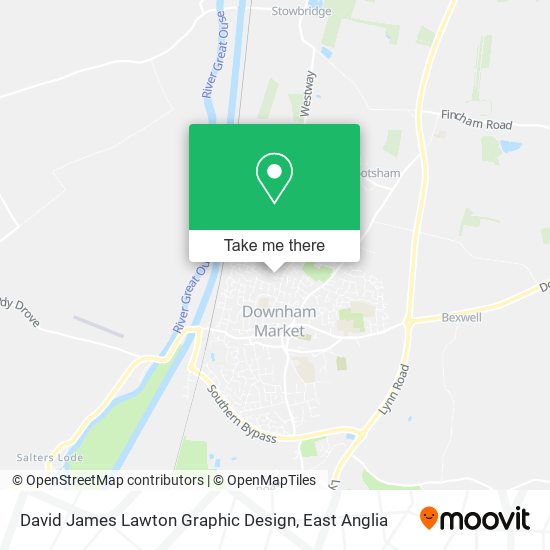 David James Lawton Graphic Design map