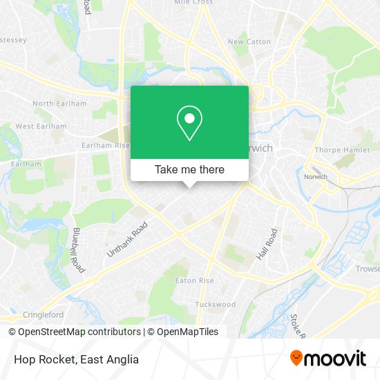 Hop Rocket map