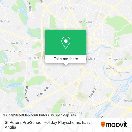 St Peters Pre-School Holiday Playscheme map
