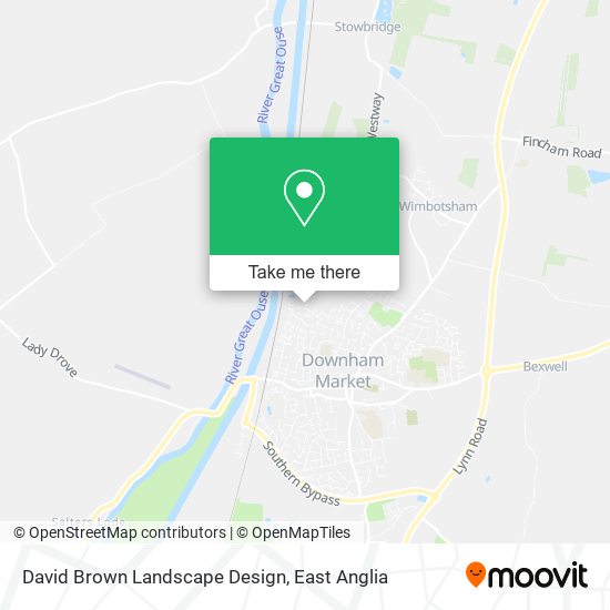 David Brown Landscape Design map