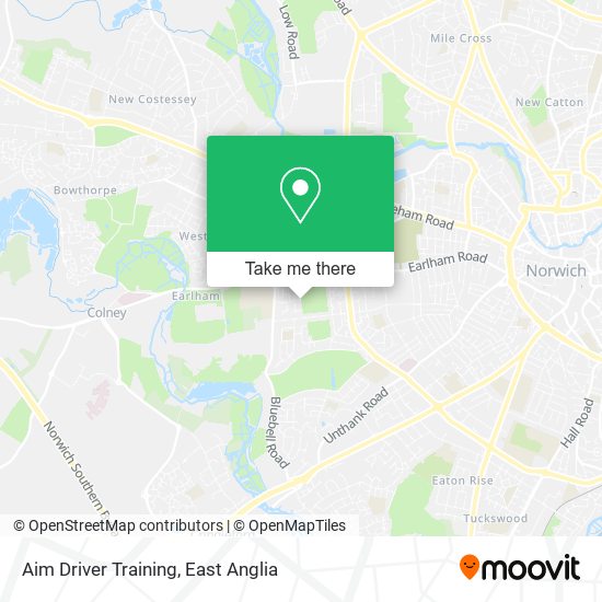 Aim Driver Training map