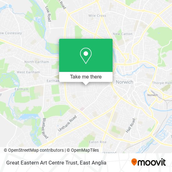 Great Eastern Art Centre Trust map