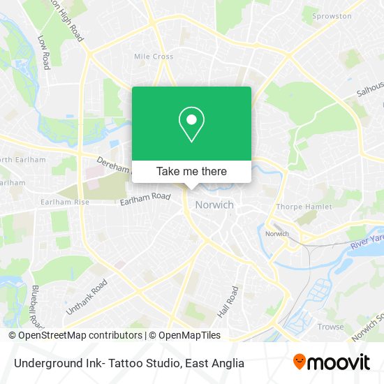 Underground Ink- Tattoo Studio map