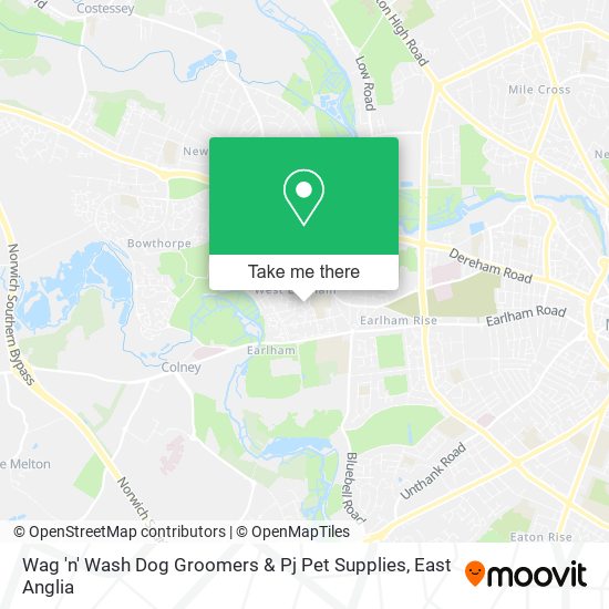 Wag 'n' Wash Dog Groomers & Pj Pet Supplies map