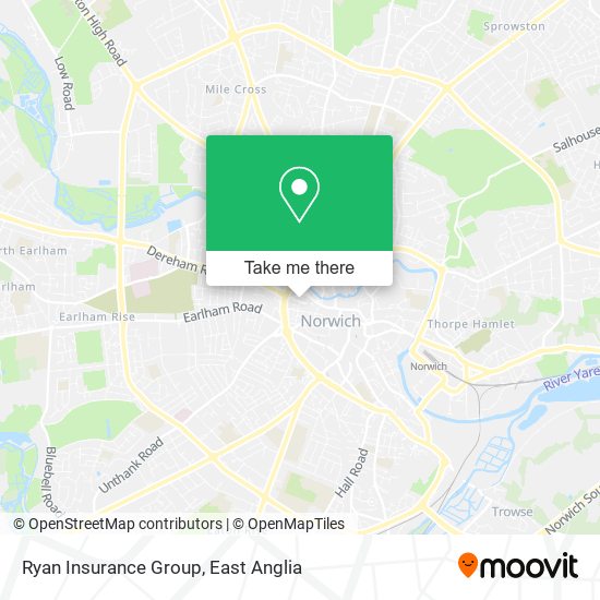 Ryan Insurance Group map