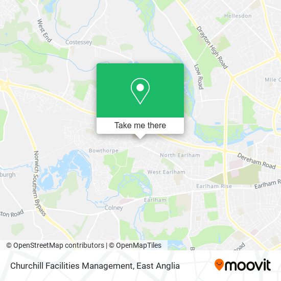 Churchill Facilities Management map
