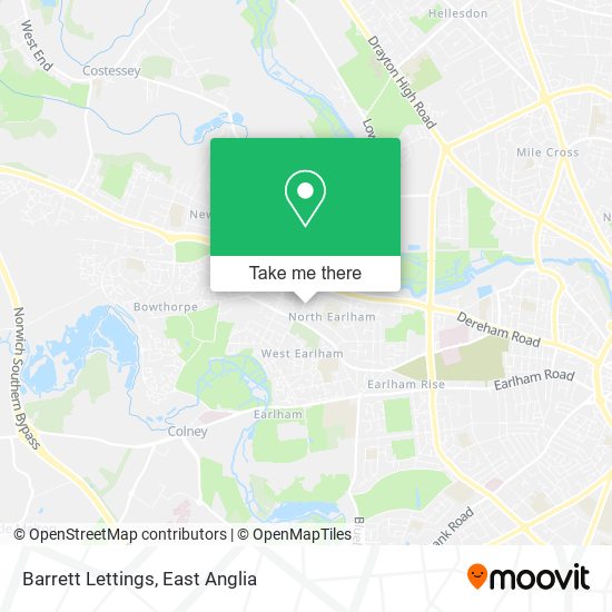 Barrett Lettings map