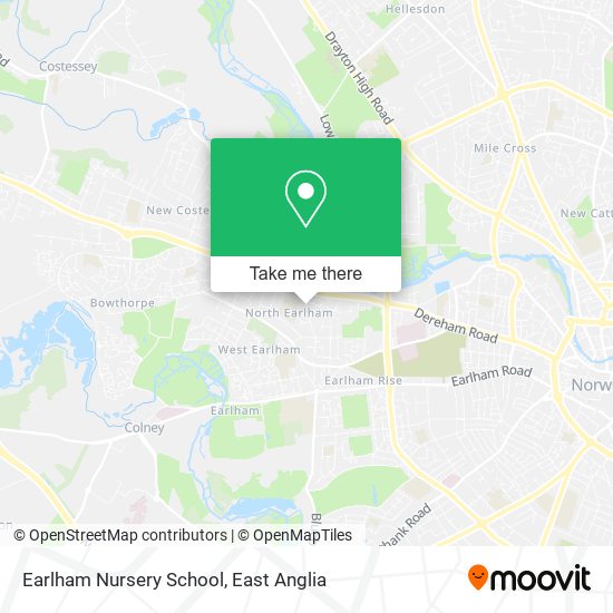 Earlham Nursery School map