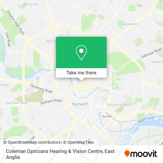 Coleman Opticians Hearing & Vision Centre map