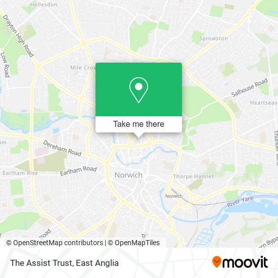 The Assist Trust map