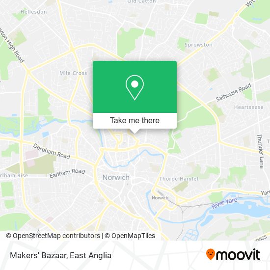 Makers' Bazaar map