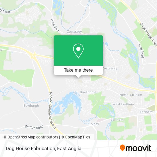 Dog House Fabrication map