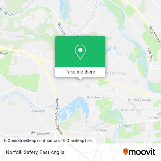 Norfolk Safety map