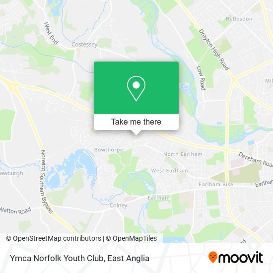 Ymca Norfolk Youth Club map