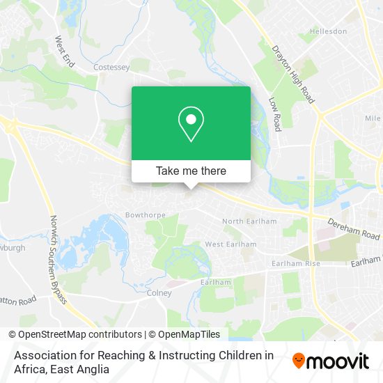 Association for Reaching & Instructing Children in Africa map