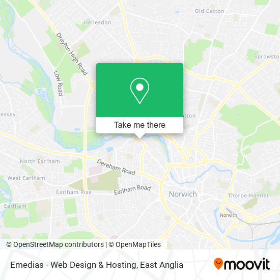 Emedias - Web Design & Hosting map