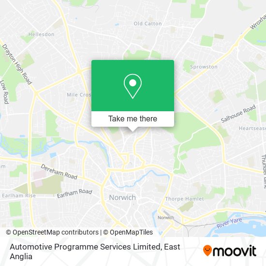 Automotive Programme Services Limited map