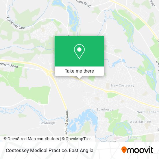 Costessey Medical Practice map