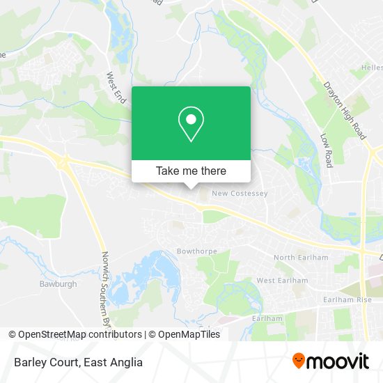 Barley Court map