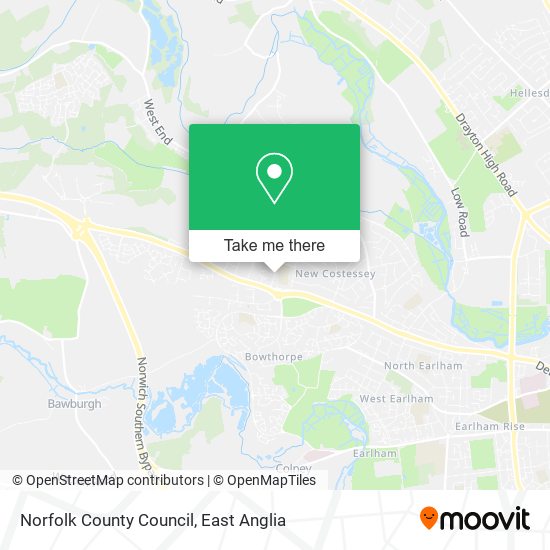 Norfolk County Council map
