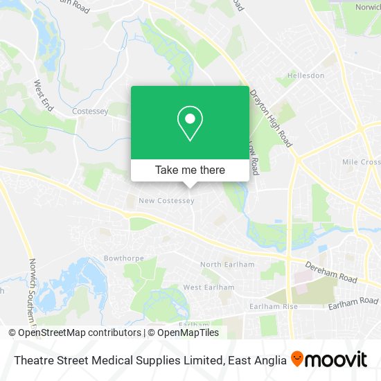 Theatre Street Medical Supplies Limited map