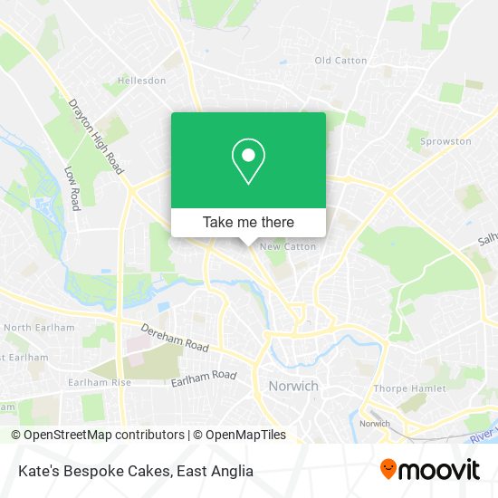 Kate's Bespoke Cakes map