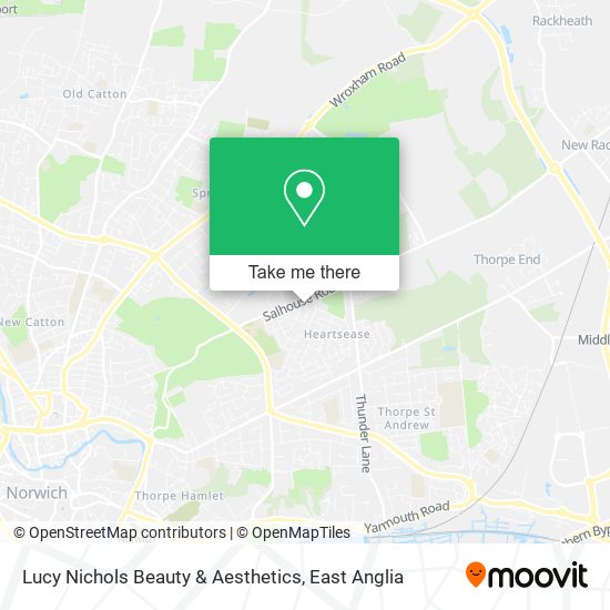 Lucy Nichols Beauty & Aesthetics map