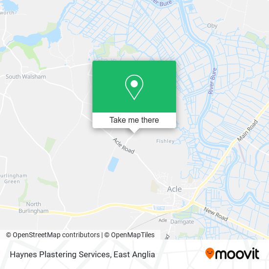 Haynes Plastering Services map