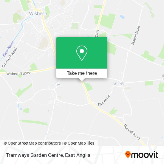 Tramways Garden Centre map