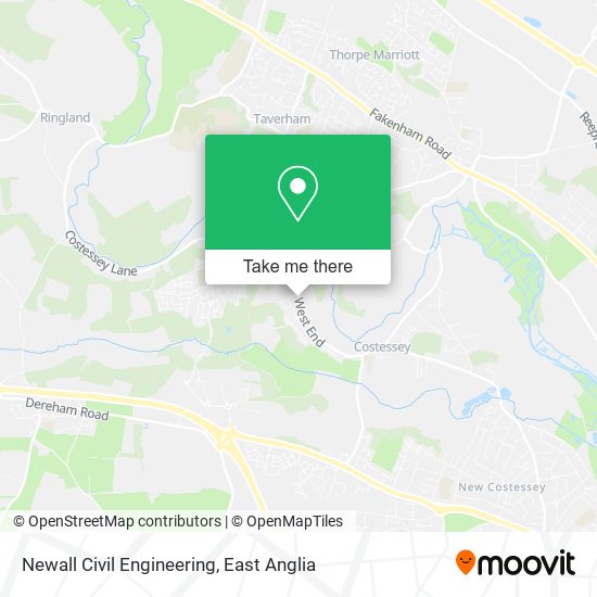 Newall Civil Engineering map