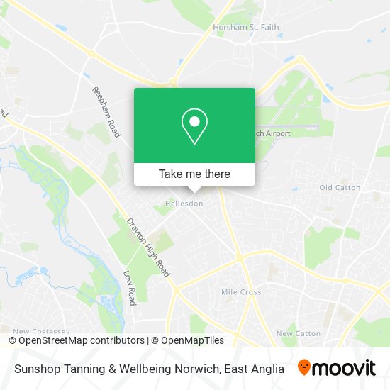 Sunshop Tanning & Wellbeing Norwich map